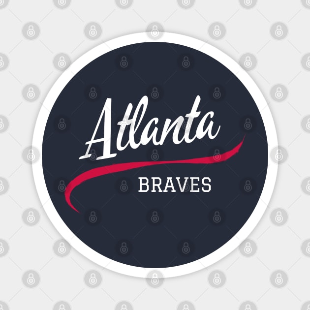 Braves Retro Magnet by CityTeeDesigns